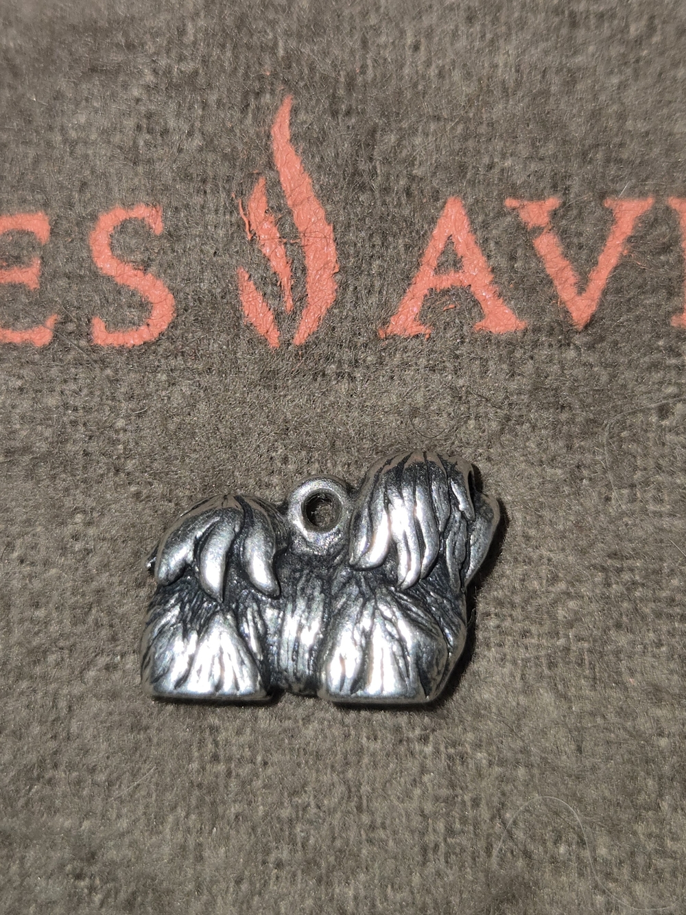 James Avery Shih Tzu Dog Charm Sterling Silver 925 No Jump Ring